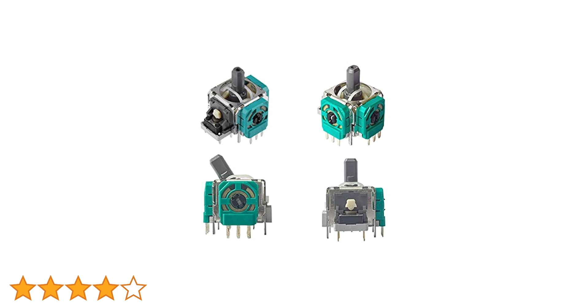 Amazon | ElecGear 4個EL4交換用ジョイスティック + 追加の